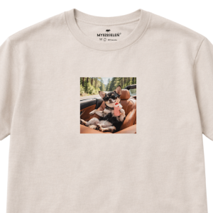 Koszulka z nadrukiem WYLUZOWANA CHIHUAHUA