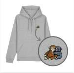 Haftowana bluza z kapturem PUNCH Z PLUSZAKIEM