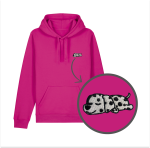 Haftowana bluza z kapturem ŚPIĄCY DALMATYŃCZYK