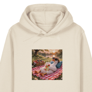 Bluza z kapturem WYLUZOWANA GĄSKA