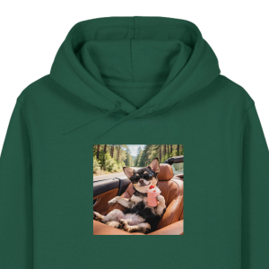 Bluza z kapturem WYLUZOWANA CHIHUAHUA