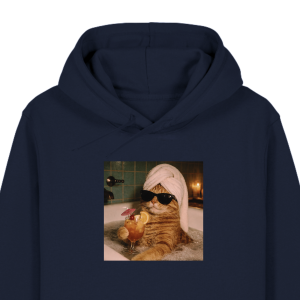 Bluza z kapturem WYLUZOWANY RUDY KOT