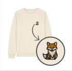 Haftowana bluza LIS BAJKA (bez kaptura)