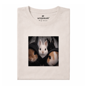 Koszulka z nadrukiem NOCNE KRÓLIKI