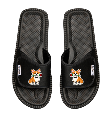 KLAPKI-czarne_corgi-z-roza.png