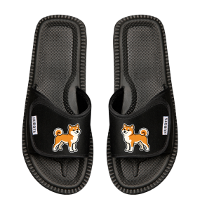 Klapki Kubota SHIBA INU KLASYK + personalizacja [RZEPY]