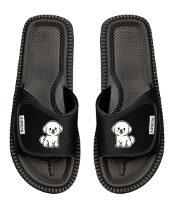 Klapki Kubota BICHON FRISE / BOLOŃCZYK + personalizacja [RZEPY]