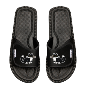 Klapki Kubota KOTEK Z MACZETĄ + personalizacja [RZEPY] 