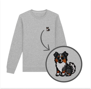 Haftowana bluza OWCZAREK AUSTRALIJSKI (bez kaptura)