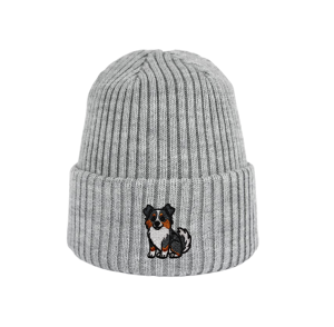 Haftowana dziecięca czapka beanie - OWCZAREK AUSTRALIJSKI