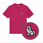 Haftowany T-shirt SAMOYED