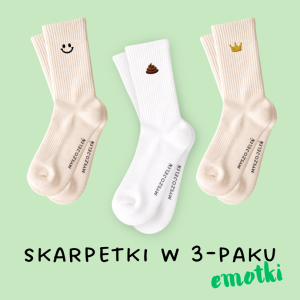 SKARPETKI W 3-PAKU - EMOTKI