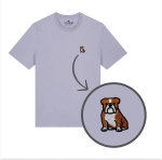 Haftowany T-shirt BULDOG ANGIELSKI