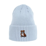 Haftowana czapka beanie -  BULDOG ANGIELSKI