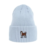 Haftowana czapka beanie - AKITA INU