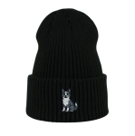Haftowana czapka beanie - KARELSKI NA NIEDŹWIEDZIE