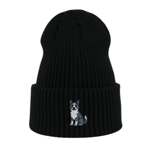 Haftowana czapka beanie - KARELSKI NA NIEDŹWIEDZIE