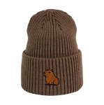 Haftowana czapka beanie - KAPIBARA