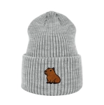 Haftowana czapka beanie - KAPIBARA