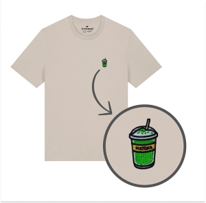 Haftowany T-shirt MATCHA