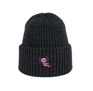 Haftowana dziecięca czapka beanie - AKSOLOTL