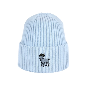 Haftowana dziecięca czapka beanie - KOZIOŁEK
