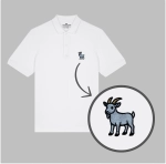 Męska haftowana koszulka polo KOZIOŁEK