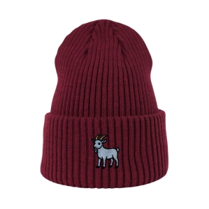 Haftowana czapka beanie - KOZIOŁEK