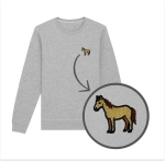 Haftowana bluza KOŃ (bez kaptura)