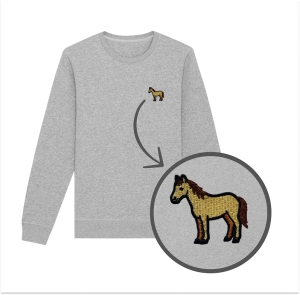 Haftowana bluza KOŃ (bez kaptura)