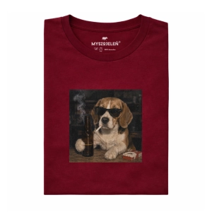 Koszulka z nadrukiem NOCNY BEAGLE