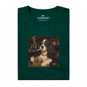 Koszulka z nadrukiem NOCNY CAVALIER SPANIEL