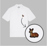 Męska haftowana koszulka polo SARENKA