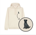 Haftowana bluza z kapturem CANE CORSO