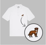 Męska haftowana koszulka polo TOLLER