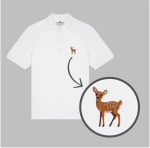 Męska haftowana koszulka polo SARENKA BAMBI