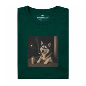 Koszulka z nadrukiem NOCNY HUSKY