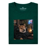 Koszulka z nadrukiem WYLUZOWANY GRACZ SHIBA INU