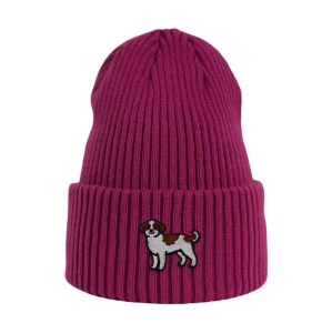 Haftowana czapka beanie - LAGOTTO ROMAGNOLO