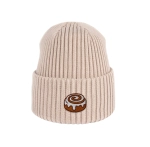 Haftowana dziecięca czapka beanie - CYNAMONKA