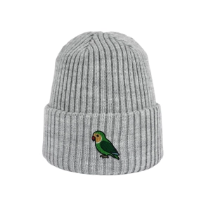 Haftowana dziecięca czapka beanie - PAPUŻKA NIEROZŁĄCZKA