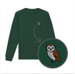 Haftowana bluza SOWA PODPŁOMYKÓWKA (bez kaptura)