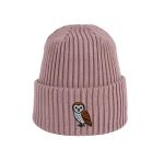 Haftowana dziecięca czapka beanie - SOWA PODPŁOMYKÓWKA