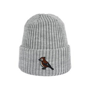 Haftowana dziecięca czapka beanie - SÓJKA
