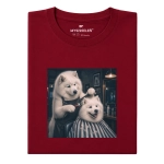 Koszulka z nadrukiem NOCNY SAMOYED BARBER