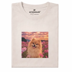 Koszulka z nadrukiem POMERANIAN MARZYCIEL