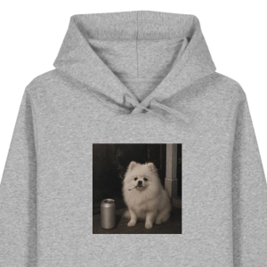 Bluza z kapturem NOCNY POMERANIAN BIAŁY