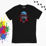 Koszulka z nadrukiem - MOPS GANGSTER