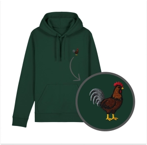 Haftowana bluza z kapturem KOGUT