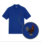 Męska haftowana koszulka polo KOGUT